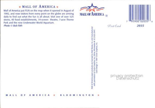 Bloomington Minnesota Fliegeraufnahme Mall of America – Bild 2