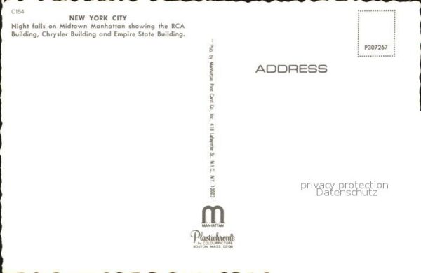 New York City Night Falls Manhattan – Bild 2