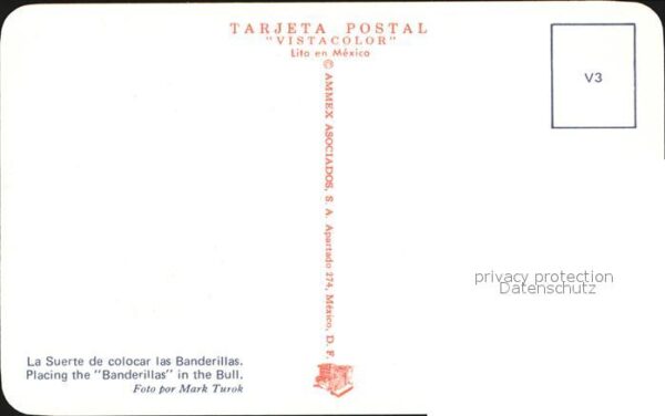 Stierkampf La Suerte de colocar las Banderillas Me – Bild 2