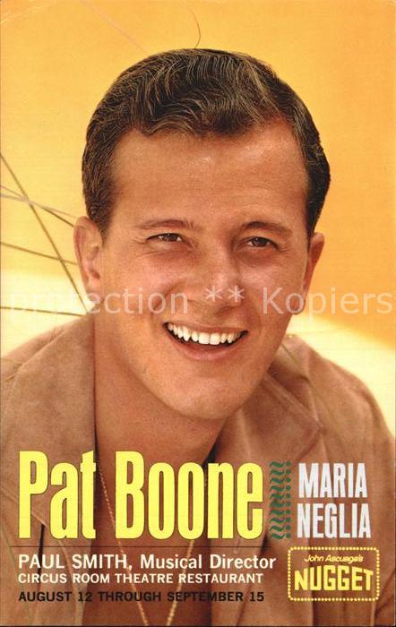Saenger Band Pat Boone John Ascuaga's Nugget