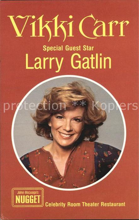 Saenger Band Vikki Carr Larry Gatlin John Ascuaga's