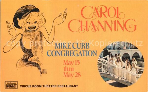 Saenger Band Carol Channing John Ascuaga's Nugget