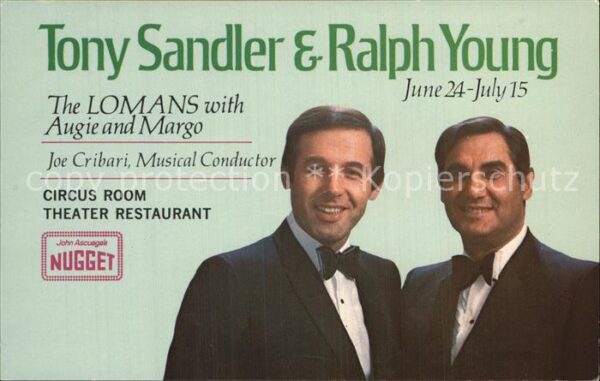 Saenger Band Tony Sandler and Ralph Young John Ascua