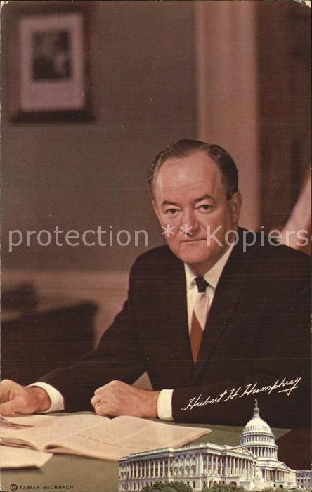 Politiker Hubert H. Humphrey