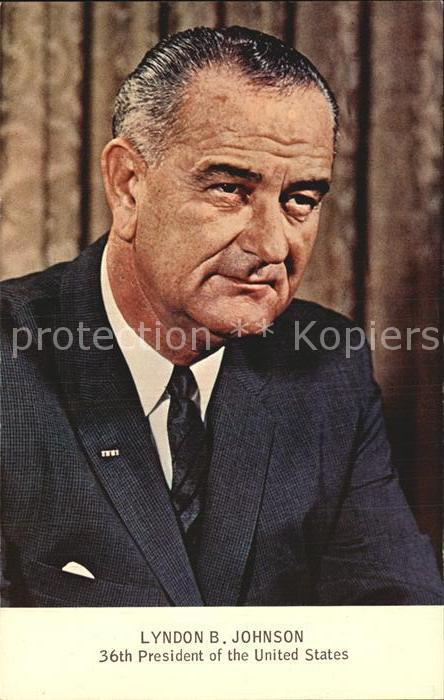Politiker Lyndon B. Johnson