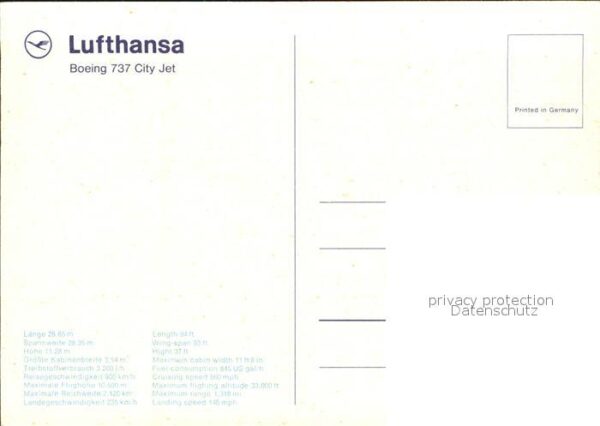 Lufthansa Boeing 737 City Jet D-ABCE – Bild 2
