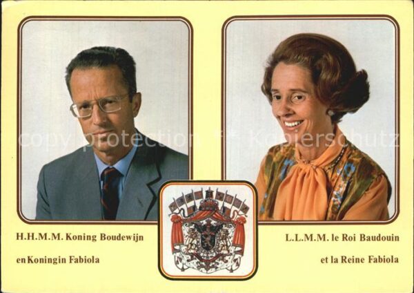 Adel Belgien Koning Boudewijn Reine Fabiola
