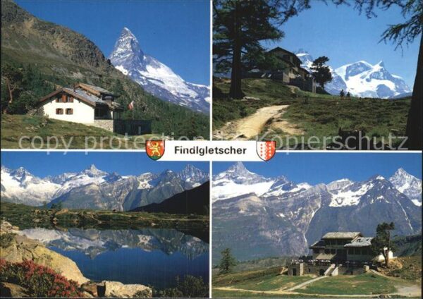 Gletscher Findlgletscher Bärghüs Zermatt Wallis