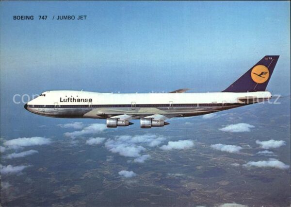 Lufthansa Boeing 747 Jumbo Jet