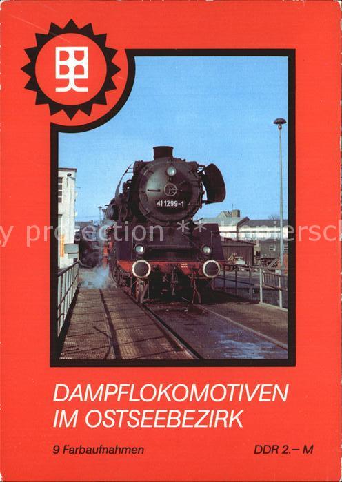 Lokomotive Dampflokomotive im Ostseebezirk