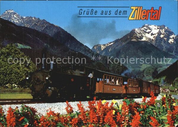 Lokomotive Zillertalbahn Grünberg Tirol