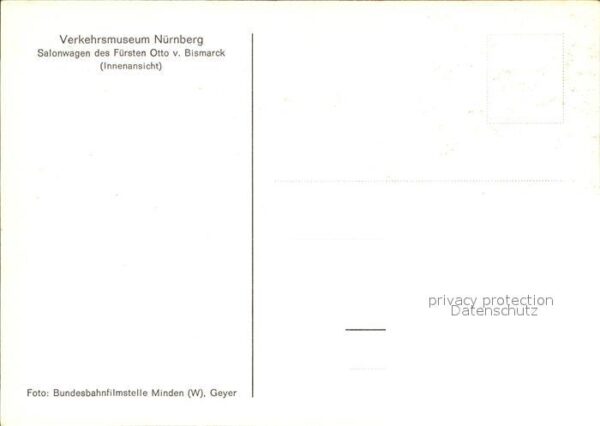 Eisenbahn Salonwagen Fürst Otto von Bismarck – Bild 2