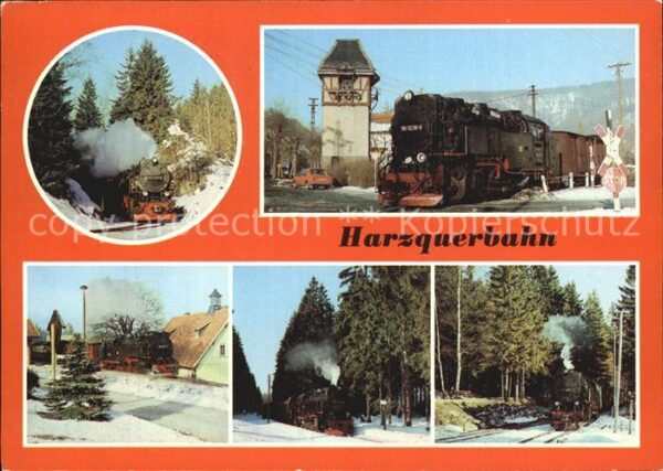 Lokomotive Harzquerbahn Einfahrt Tiefenbachmühle B