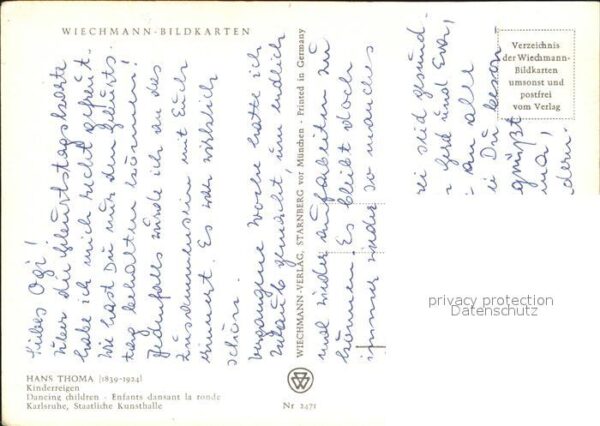 Thoma Hans Kinderreigen Verlag-Wiechmann-Nr. 2471 – Bild 2