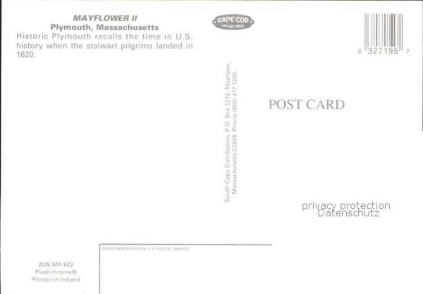 Segelschiffe Mayflower II Plymouth Massachusetts – Bild 2