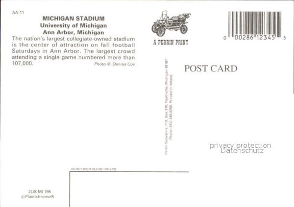 Stadion Michigan Stadium Ann Arbor Football – Bild 2