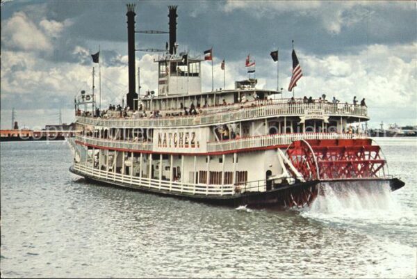 Dampfer Schaufelrad Sternwheeler Natchez Mississippi River