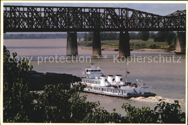 Motorschiffe Schubboot Towboat Mississippi