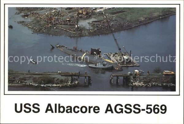 U-Boot Unterseeboot Submarine Sous-Marin USS Albacore AGSS-569 Portsmouth