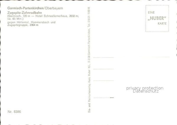 Zugspitzbahn Zahnradbahn Garmisch-Partenkirchen Höll – Bild 2