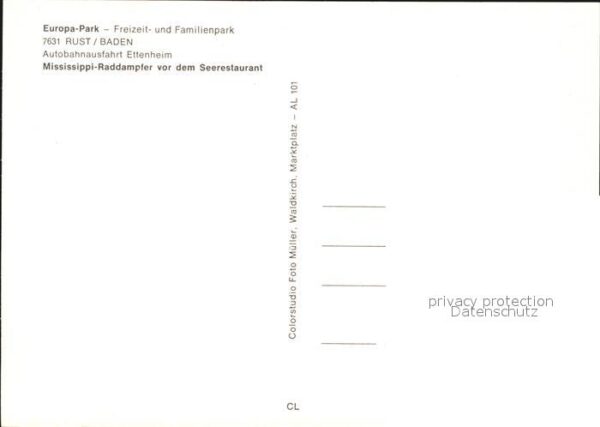 Vergnuegungspark Europa-Park Rust Baden Mississippi-Radd – Bild 2