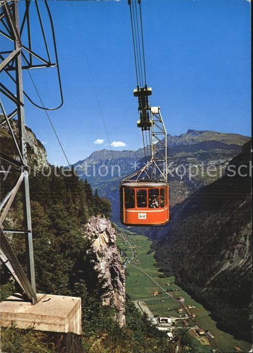 Seilbahn Schilthorn Mürren Lauterbrunnental