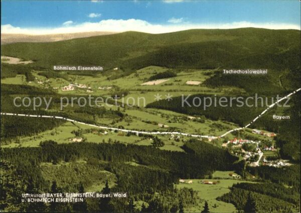 Grenze Douane Zoll Bayerisch Eisenstein Tschechoslowakei B