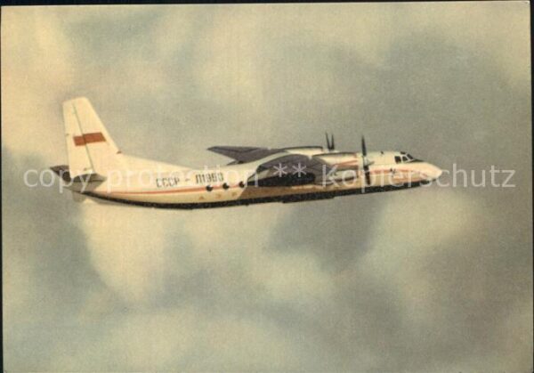 Flugzeuge Zivil Aeroflot Turboprop Airliner AN-24