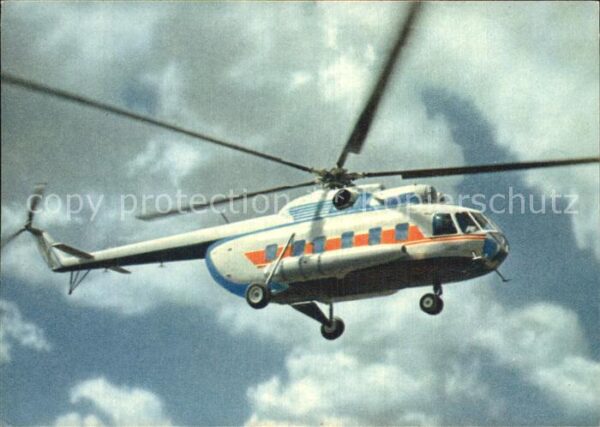 Hubschrauber Helikopter Aeroflot MI-8 Passenger Helicopter