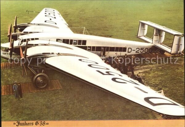 Flugzeuge Zivil Junkers G 38 D-2500