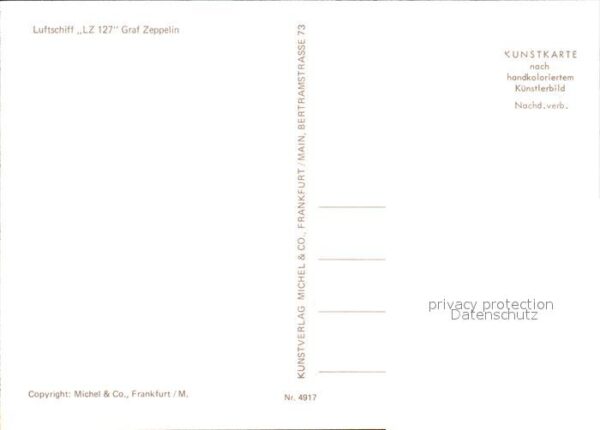 Zeppelin Luftschiff LZ 127 Graf Zeppelin – Bild 2