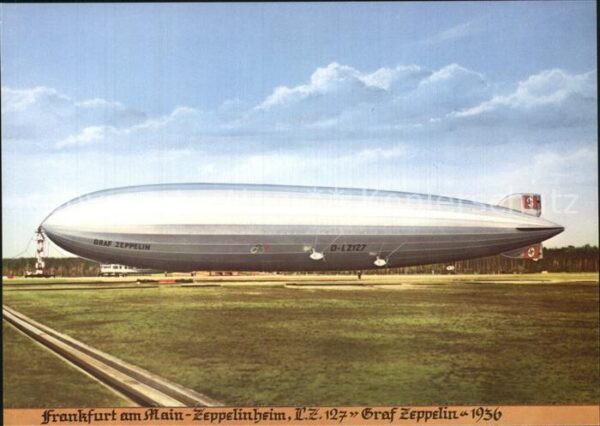 Zeppelin L.Z. 127 Graf Zeppelin 1936 Frankfurt a
