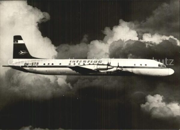 Flugzeuge Zivil Interflug Turboprop IL-18 DM-STB