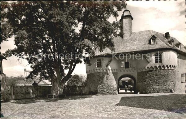 Runkel Lahn Schlosseingang