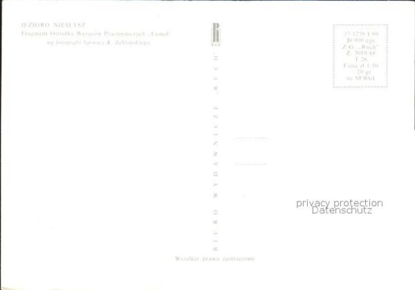 Jezioro Nieslysz Fragment Osrodka Wczasow Pracowniczych – Bild 2