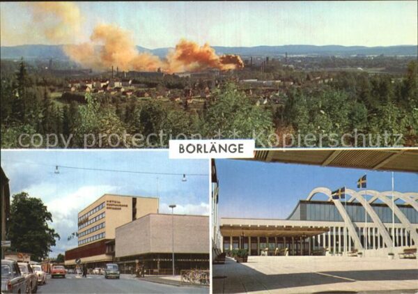 Borlaenge med Domnarvets jarnverk Maserhallen och
