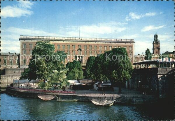 Stockholm Slottet med Strömparterren