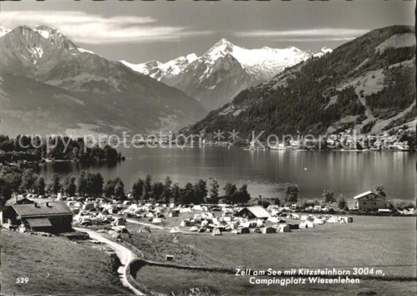 Zell See mit Campingplatz Wiesenlehen und Kitzst