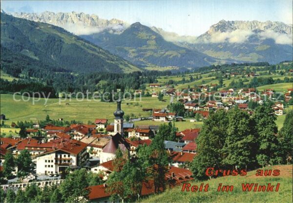 Reit Winkl mit Kaisergebirge