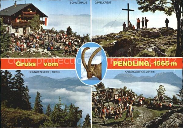 Thiersee Pendling Schutzhaus Gipfelkreuz Sonnwen