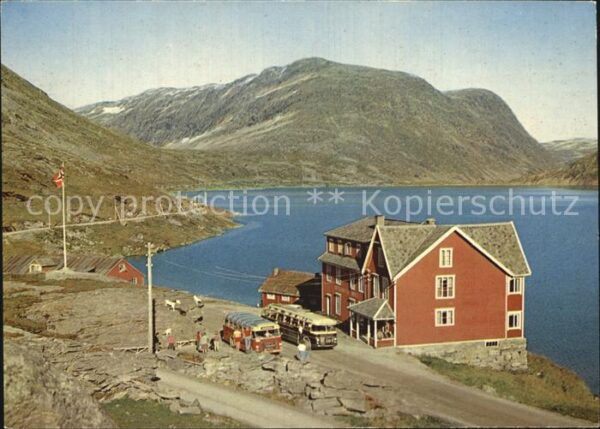 Geiranger The hotel Djupvass on the Grotli Geiran