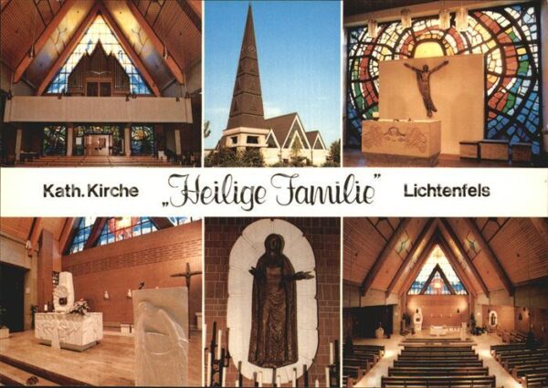 Lichtenfels Bayern Kath Kirche Heilige Familie Inneres Org