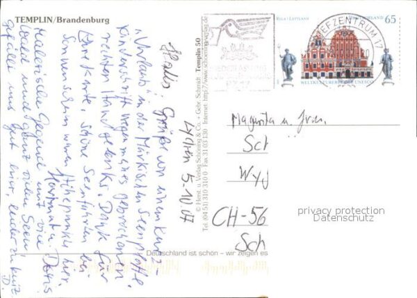 Templin Stadttor Kirche Rathaus Hafen Marktplat – Bild 2