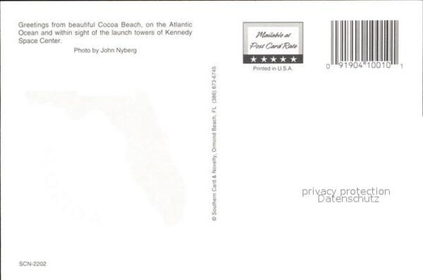 Florida US-State Cocoa Beach Atlantic Towers of Kennedy – Bild 2