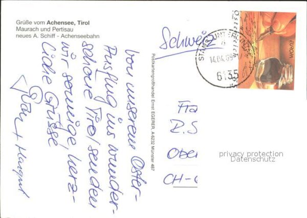 Maurach Achensee Dorfmotive Fahrgastschiff  Bootssteg Ac – Bild 2