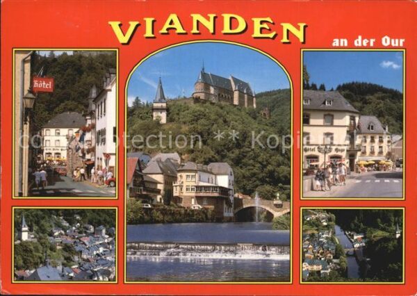 Vianden Strassenpartien Schloss Partie an der O
