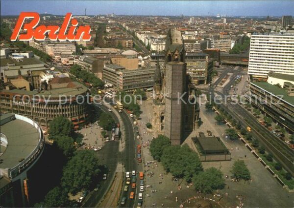 Berlin Kaiser Wilhelm Gedächtniskirche mit Bre