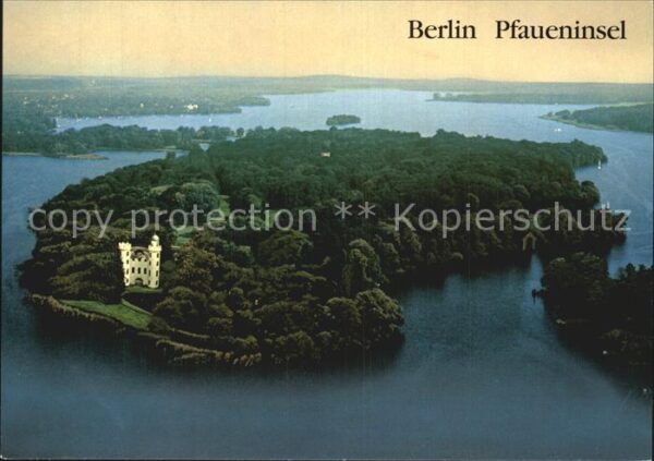Berlin Pfaueninsel Fliegeraufnahme