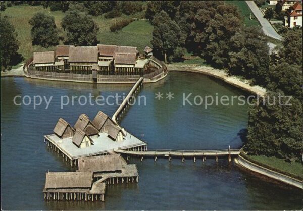 Unteruhldingen Fliegeraufnahme Freilichtmuseum Pfahlba