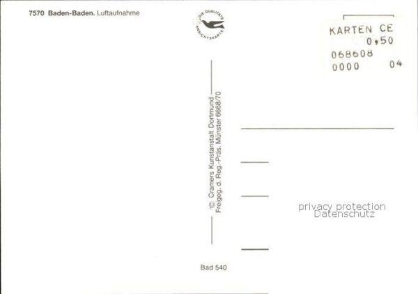 Baden-Baden Fliegeraufnahme – Bild 2